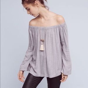 Anthropologie homestead off shoulder  top